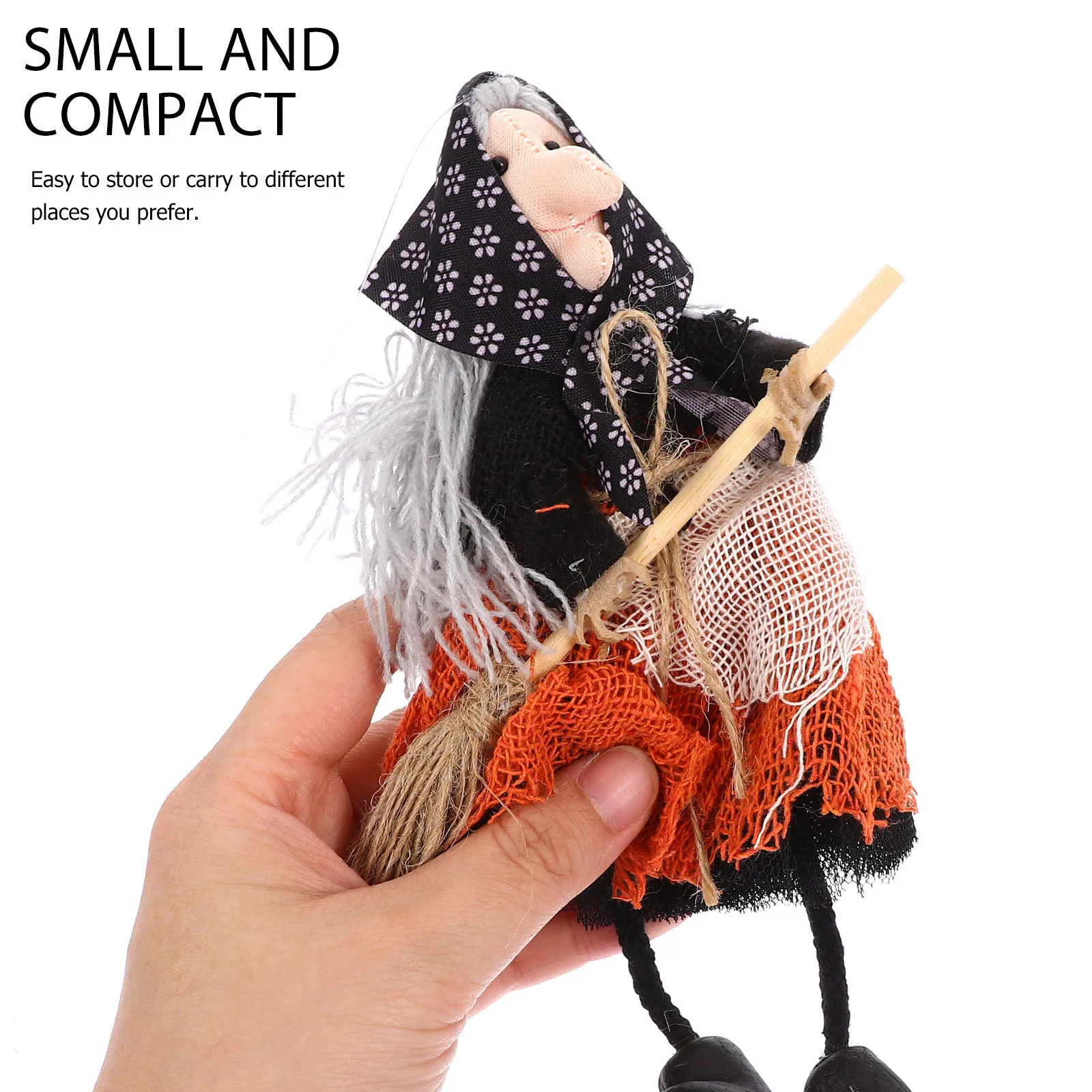 

Halloween Witch Hanging Decoration Cute Suspending Witch Ornament Party Hanging Halloween Decor Festival Accessory