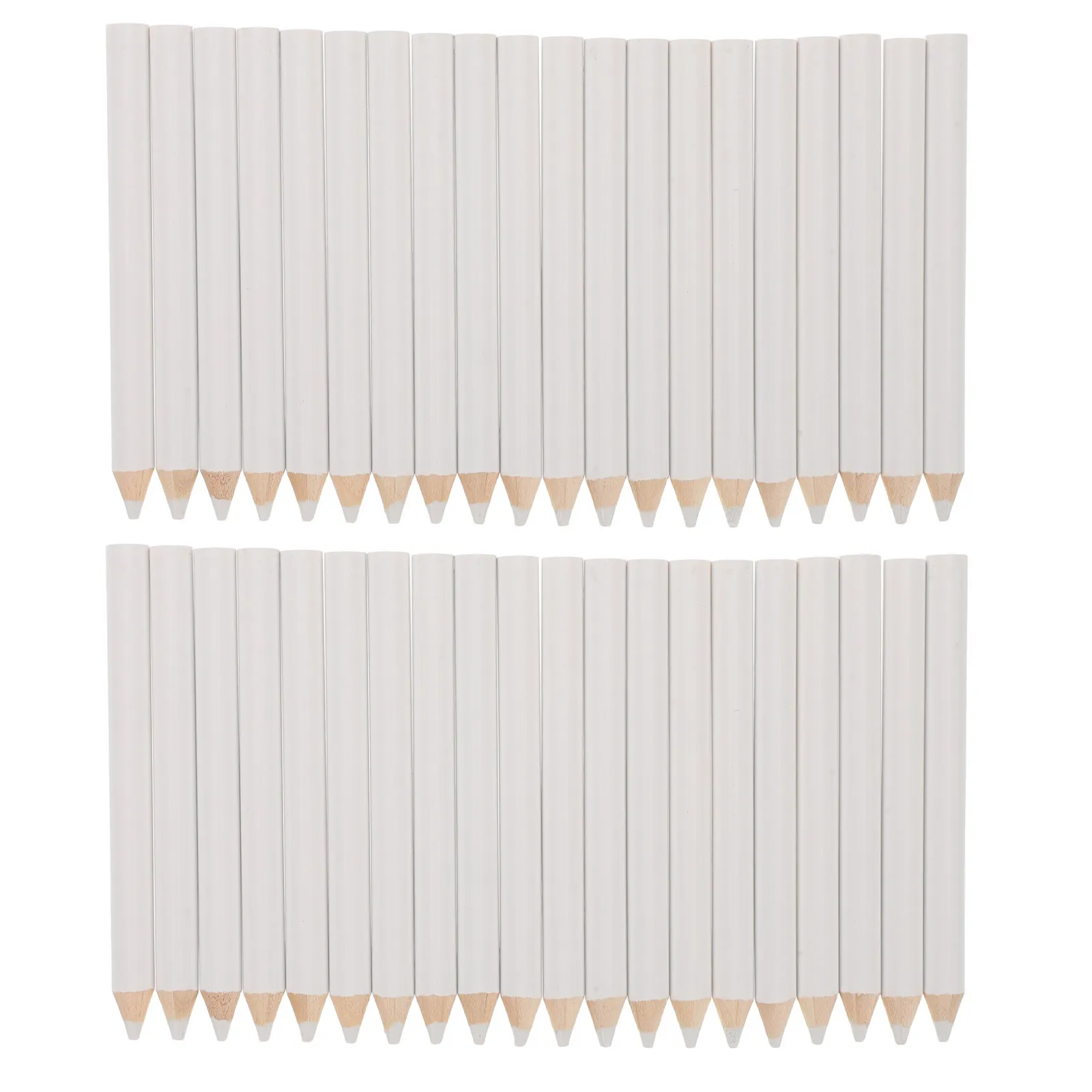 50Pcs Rhinestone Picker Pen White Wax Pencil DIY Nail Art Tools Accurate Gem Positioning Fabric Marking Crystals Studs Picker