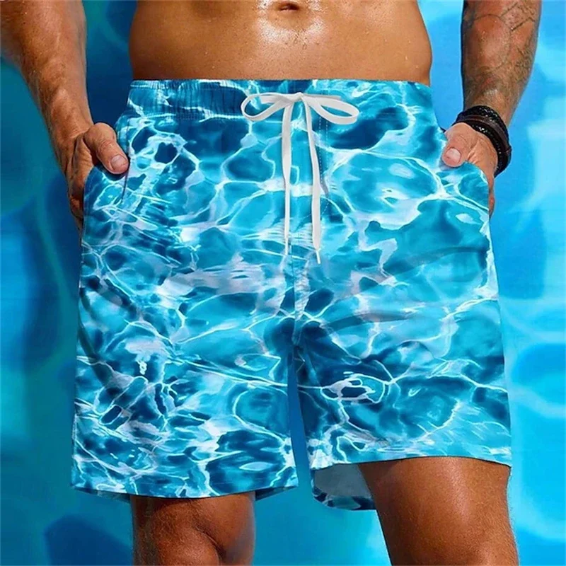 Men's Hawaiian Summer Beach Shorts, 3D Coconut Print Swimsuits, Women's Graphic Swimsuits, 2025 Fashion Shorts