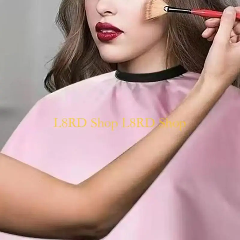 

L8RD Barber Cutting Cloth Waterproof Styling Cape For Bridal Makeup Stain Resistant Salon Hair Dyeing Cape