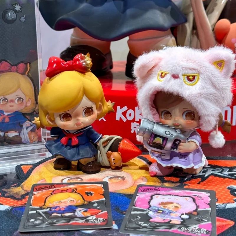Kokosa K.O genuina. Caja ciega de la serie para niñas, figura Kawaii para decoración de niñas, colección de adornos, modelo, juguete de moda, regalo para niñas y niños