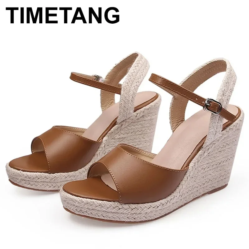 

Fashion High Heels Sandals Women Summer Shoes Super High Heel Party Shoes Brand Ladies Wedges Sandals Plus Size 43 A4685