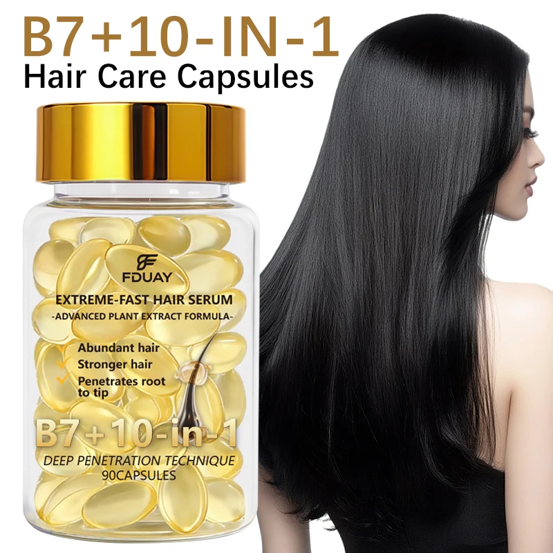 Rich in Plant Extracts and Vitamin B7, the Hair Care Serum Capsules Can Nourish Your Hair and Strengthen Fragile Strands,