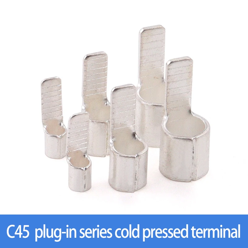 C45 air switch plug cold pressed terminal air switch plug 1.5/2.5/4/6/10/16/25/35/50 square meters terminal block