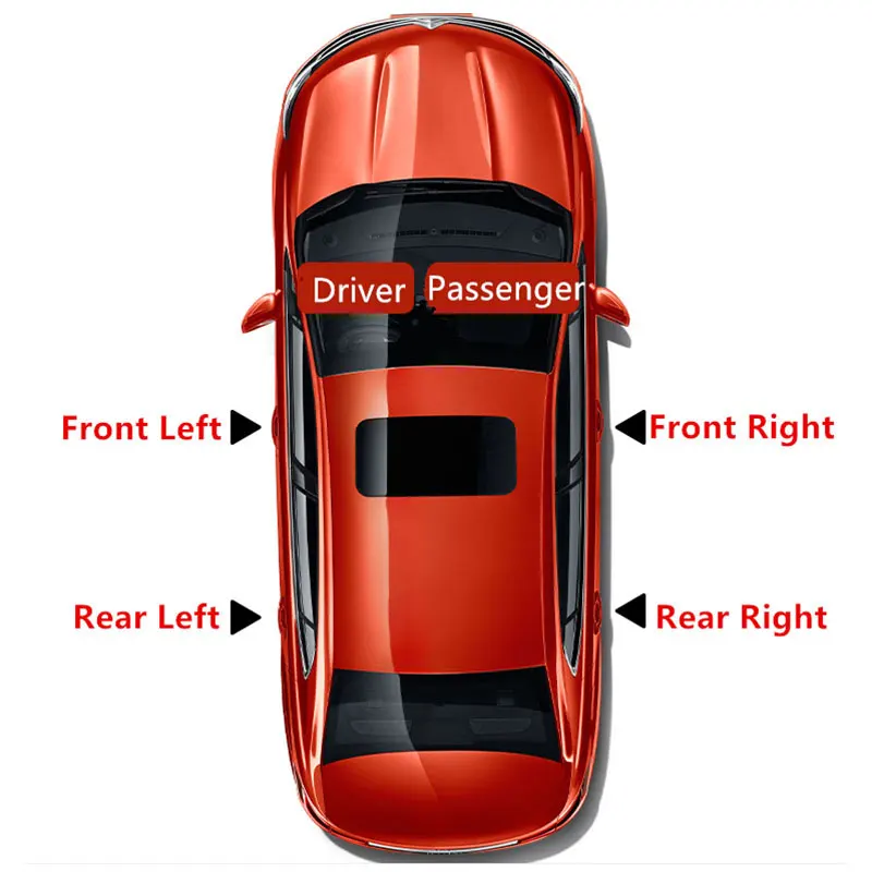Car Front Rear Door Sides Audio Speaker Trim Horn Panel Cover For Audi Q5 2018 2019 2020 2021 2022