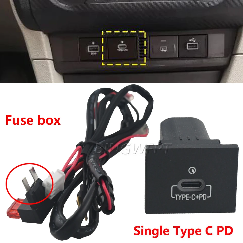 USB Charger Socket Fast Charge Adapter QC3.0 Power Outlet Switch for Ford Focus 2 Mk2 2009 2010 2011 Car Electronics Accessories