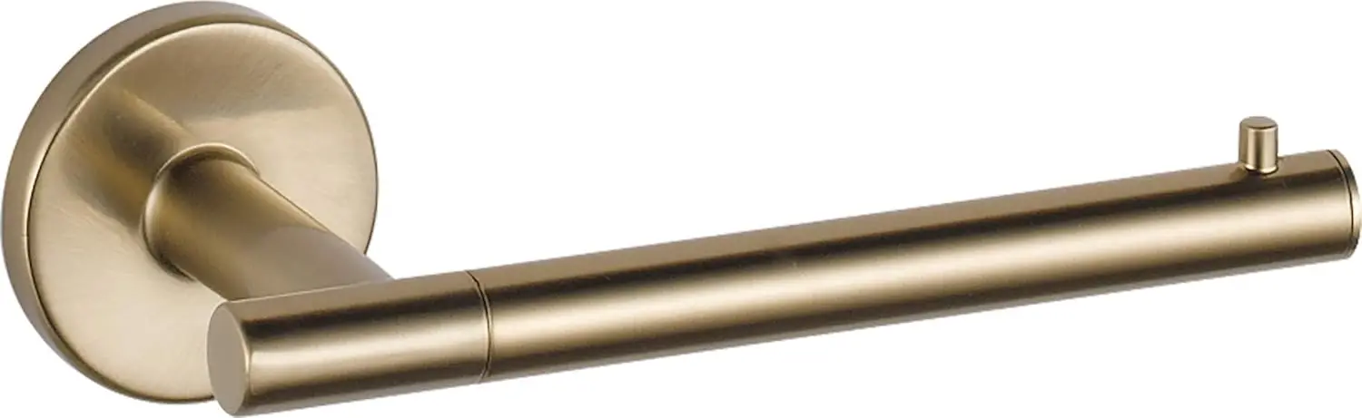 

Держатель для туалетной бумаги цвета шампанского бронзы для организации пространства в ванной, настенный держатель для рулонов с одним креплением.