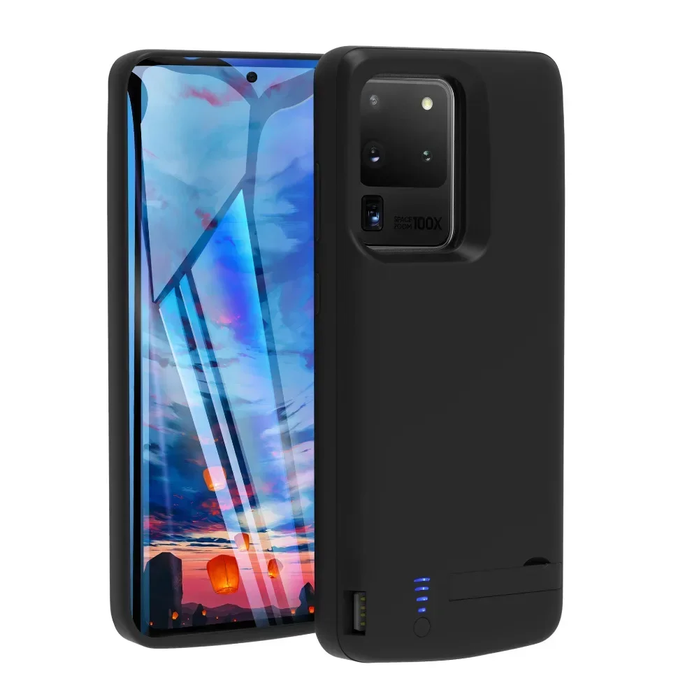 For Samsung Galaxy S23 S22 S8 Plus S10 S10e Note 8 9 10 S20 S21 FE Note 20 S24 Ultra Battery Charger Case5000Mah Power Case