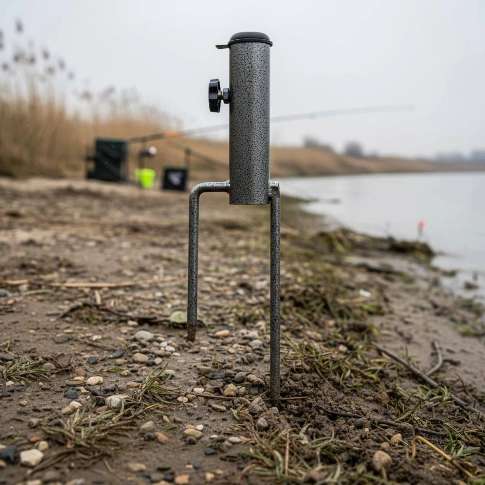 Sunshade Ground Stake Easy to Install Ground Spike Stand Sand Anchor Stake Heavy Duty Beach Umbrella Base Portable for Camping
