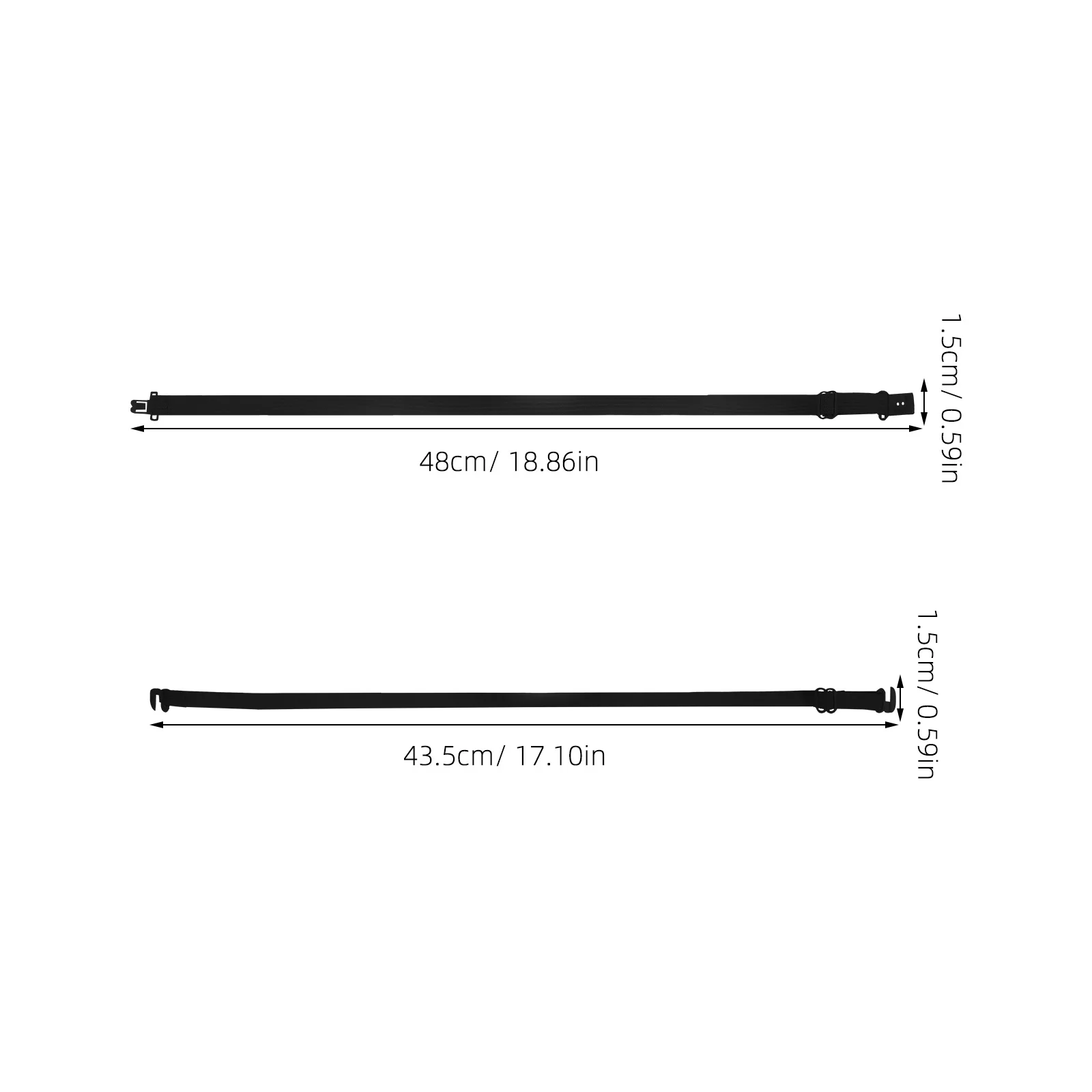 20 stuks elastische vlinderdas riem extender verstelbare houder voor jk uniformen matrozenpakken en feestkleding mode-accessoires