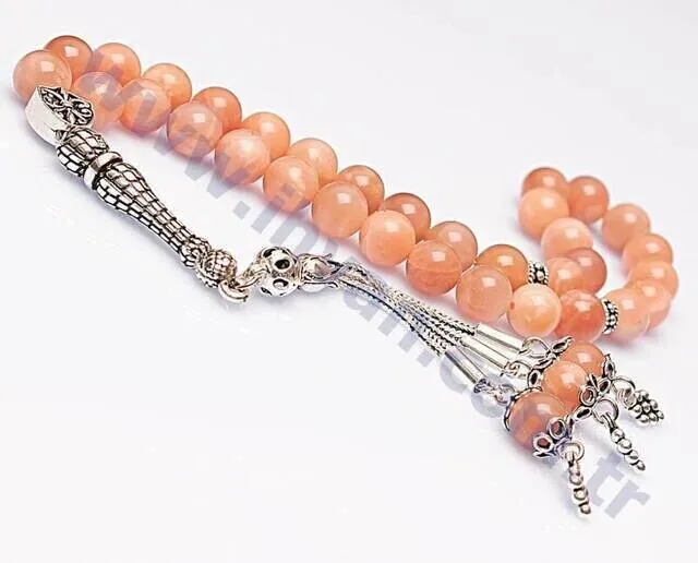 

IQRAH Sunstone Rosary (925 SETTING SILVER)