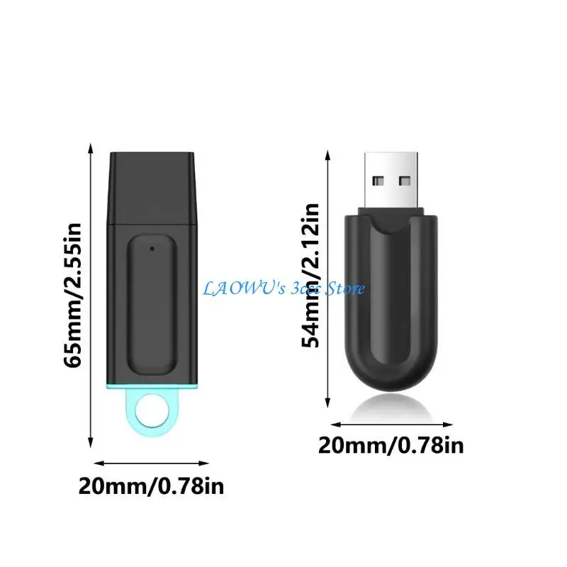 Y8AD Wireless USB Bluetooth-Compatible Adapter Adapter Wireless Audios Adapter Untuk Sistem Stereo Rumah Transmisi 10m