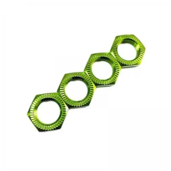 17mm Metal Hex Wheel Nut Upgrade Set RC Car Accessories Dustproof Mount for HSP 1 8 1 7 Off-road