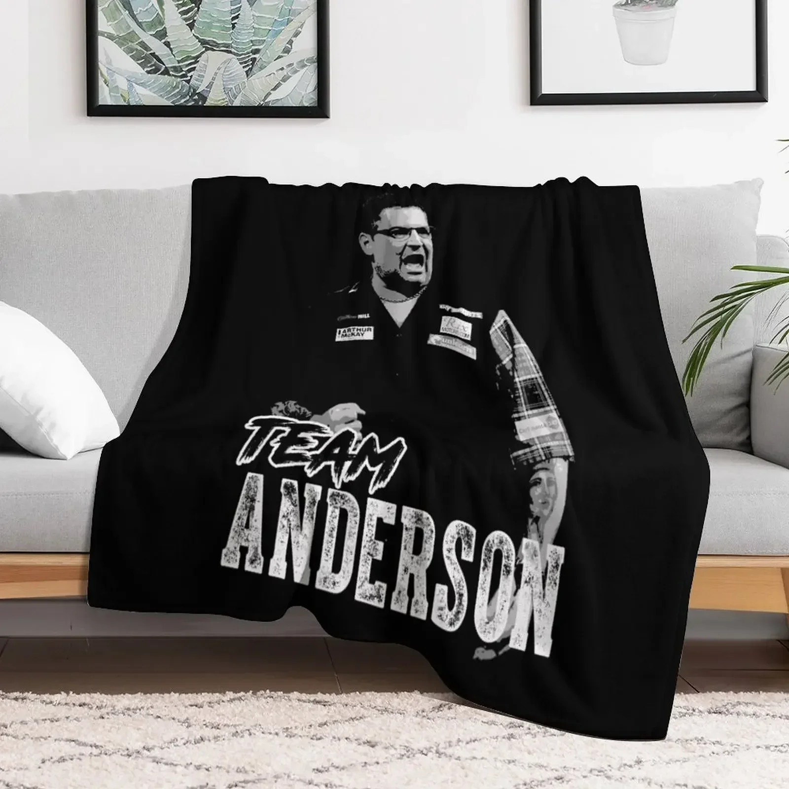 Gary Anderson PDC 2022 Throw Blanket Soft Big Luxury St Blankets