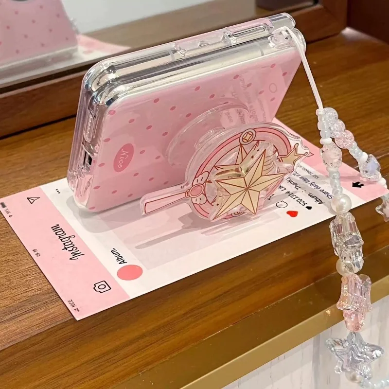 Star Twinkle Pretty Cure Durable Mobile Phone Holder High Color Value Creative Cartoon Sticker Lazy Man Chasing Drama Artifact view 3