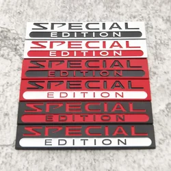 2pcs Car Special Limited Edition 3d Car Stickers LIMITED EDITION Logo Multiple Colors Refit Metal Badge Texture English Personal