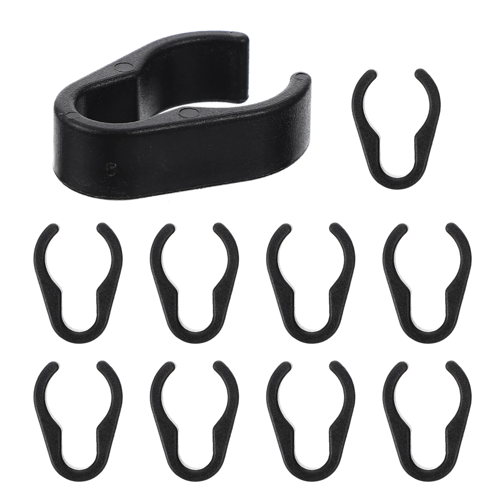 

10 Pcs Microphone Clip Plastic Cable Clamp Stand Holder Organizer for Home Storage Accessories Pole