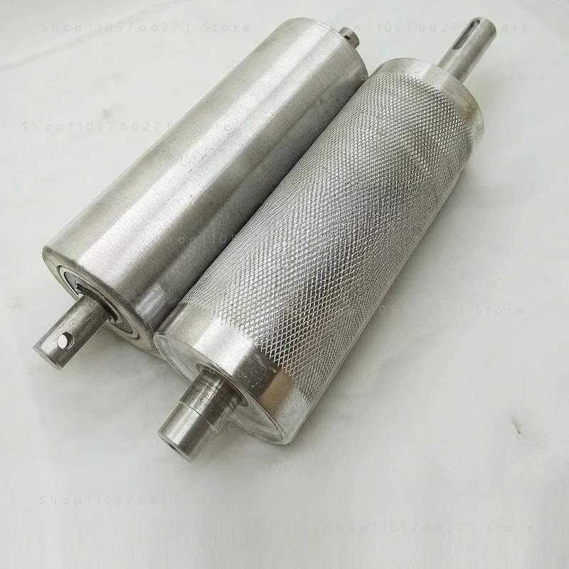 Knurled head assembly line accessories full sleeve tensioning 4080 roller drive aluminum seat active roller belt conveyor