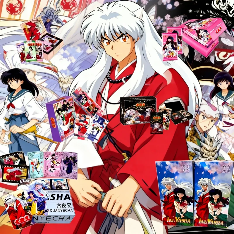 

Inuyasha Tcg Ccg Collection Cards Full Set Anime Higurashi Kagome Kikyo Paper Card Children Birthday Gift Game Cards Table Toys