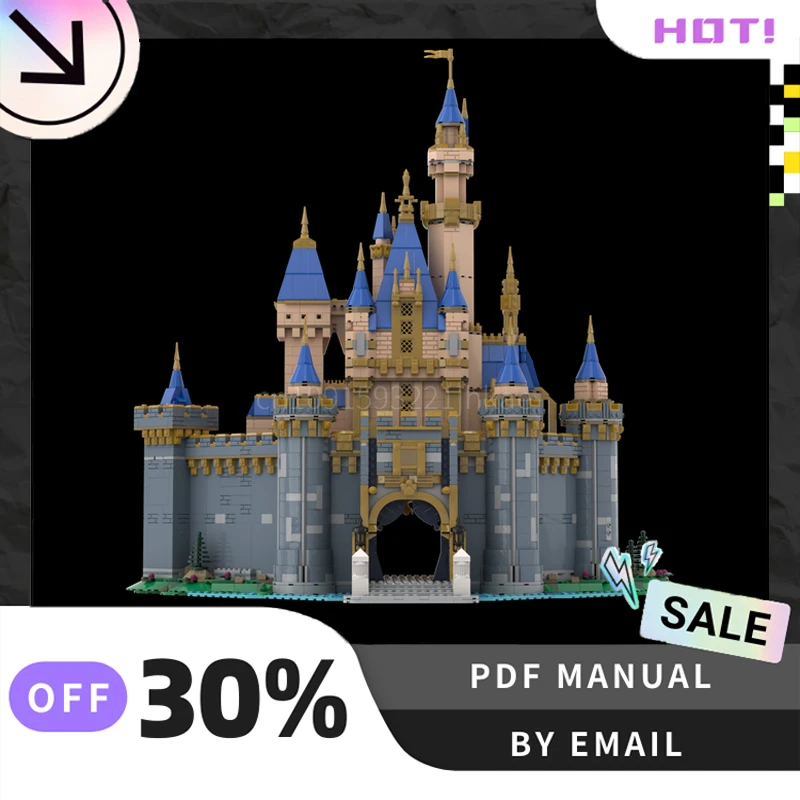 

[3496PCS] Customized MOC California Castle Creative Building Blocks Set STEM Educational Toys DIY Construction Model Kit Gifts