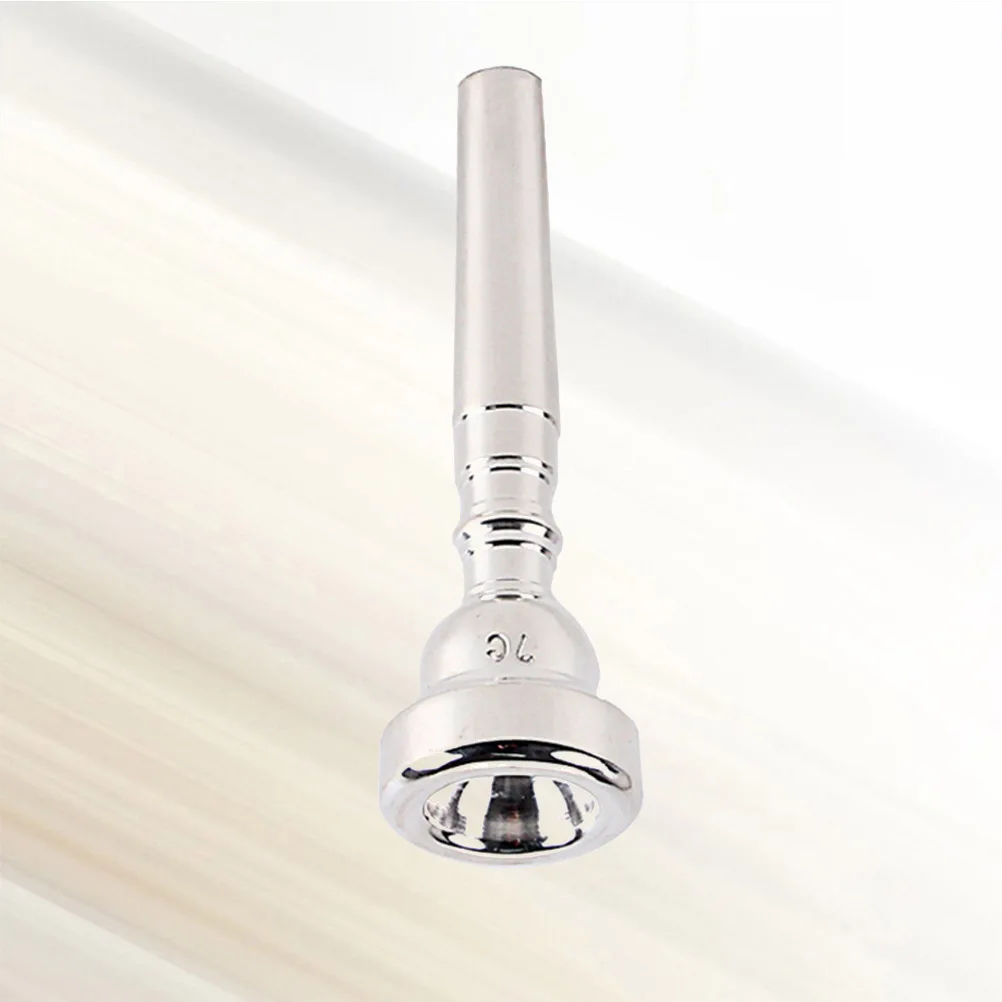

Trumpet Mouthpiece Silver Plated Bullet Shape Easy Blow Clear Tone Professional Beginners Musical Accessories