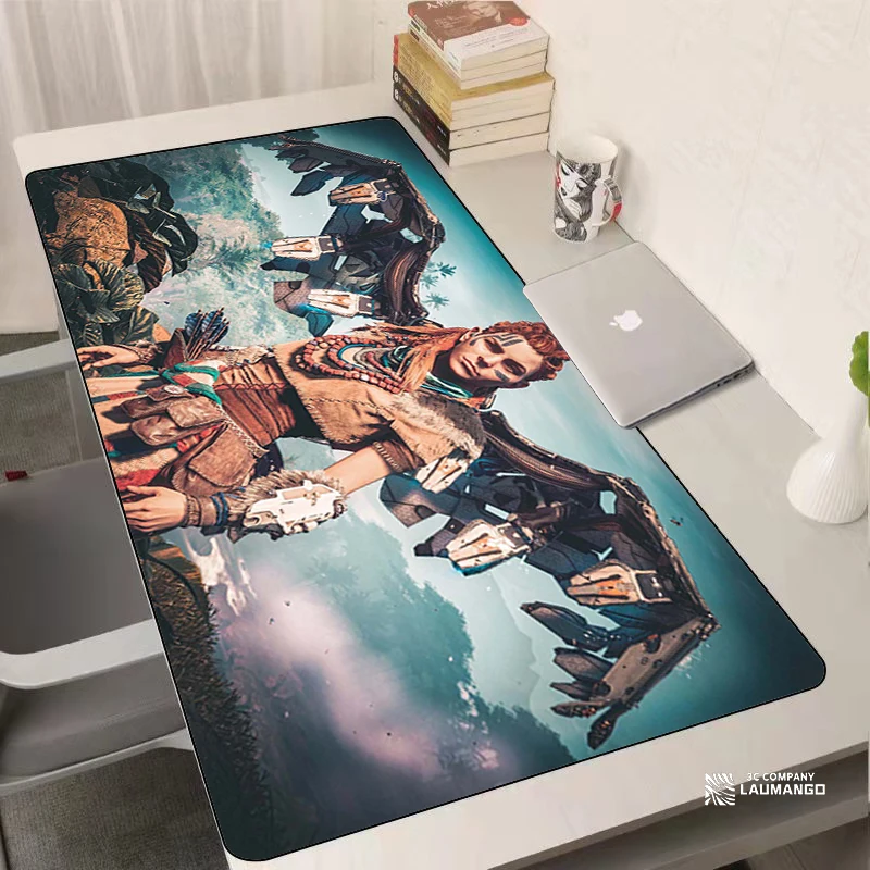 Horizon Zero Dawn Xxl Mouse Pad Pc Gamer Rug Gaming Accessories Mousepad Deskmat Computer Keyboard Table Mat Mausepad Mats Anime