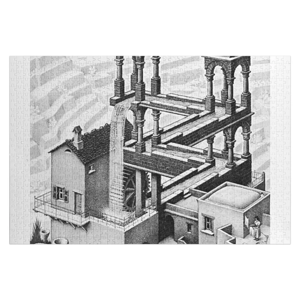 

/Карандаш искусства escher головоломка искусственная деревянная именная индивидуальная головоломка