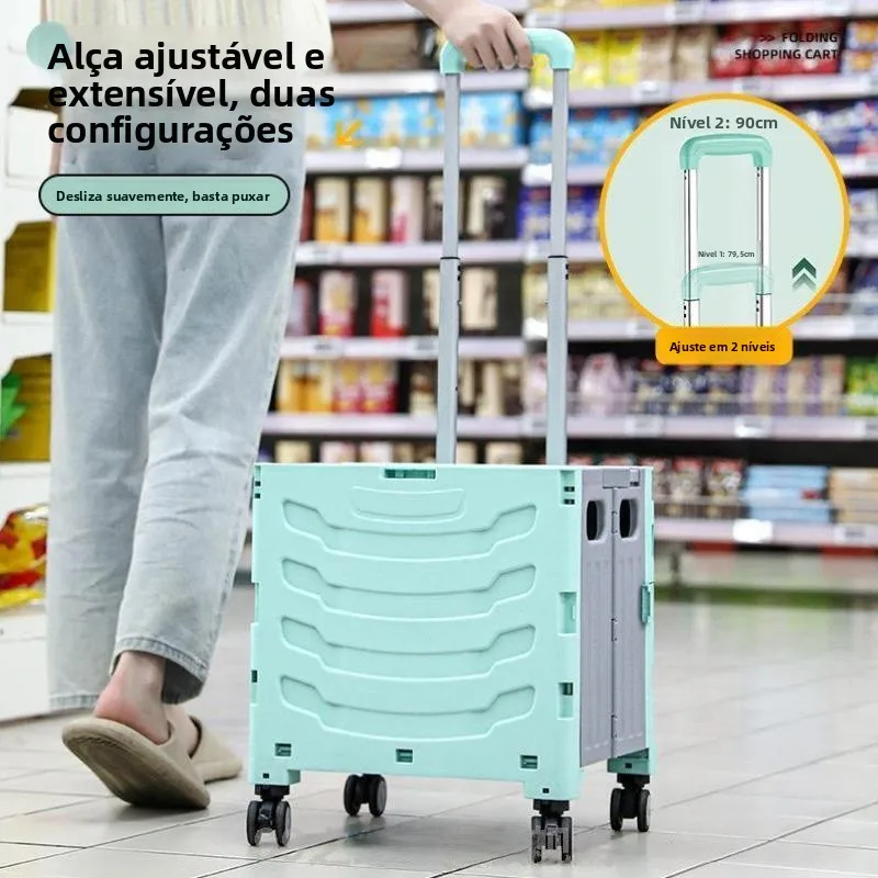large-capacity-pulling-luggage-cart-stair-climbing-shopping-cart-foldable-children-can-sit-airport-pull-rod-carryon-suitcase
