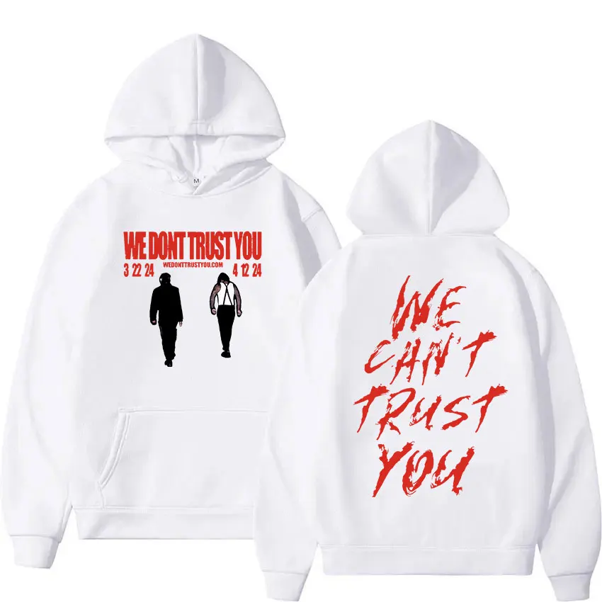 2024 Future Metro Boomin We Don't Trust You Album Hoodie Men Hip Hop Fashion Oversized Sweatshirt Gothic Pullover Clothing Hoody