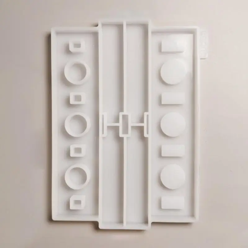  Handmade Hydroponic Vase Moulds Silicone Flower Holder Mold with 3 Test Tubes for Crafters Stylish Home Decoration