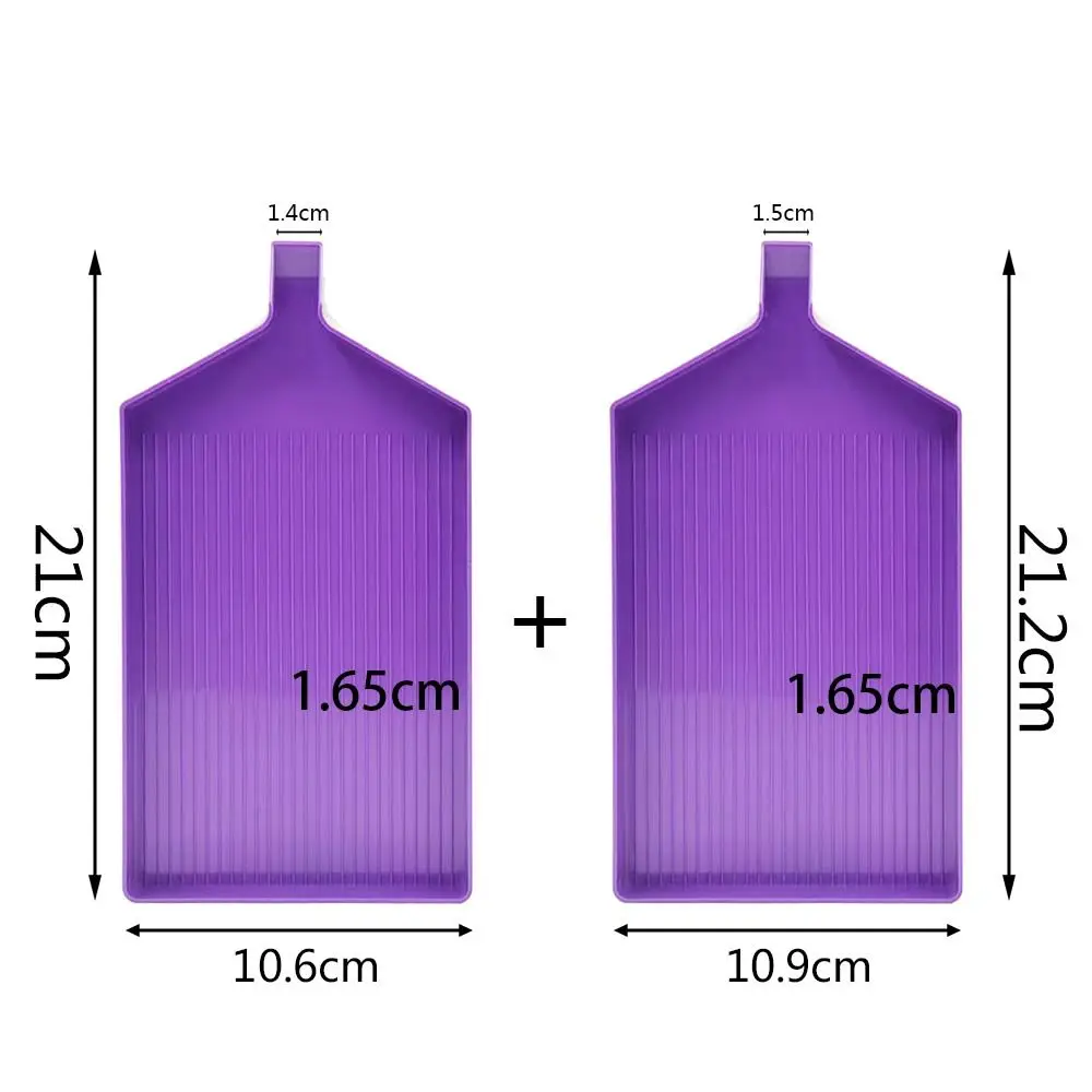 1 paio vassoio per pittura diamante di grande capacità piastra per trapano in plastica piastre per perline per Nail Art accessori per ricamo a punto croce