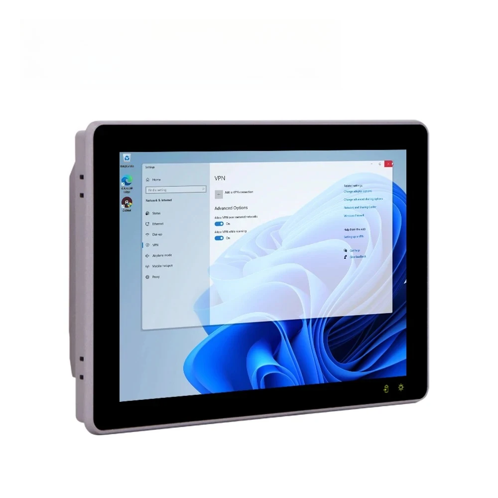 10.1 Inch High Brightness Automation Industrial Panel Computer Hmi Tablet Pc Touch Screen Core I3/i5/i7 Windows/Linux/Android