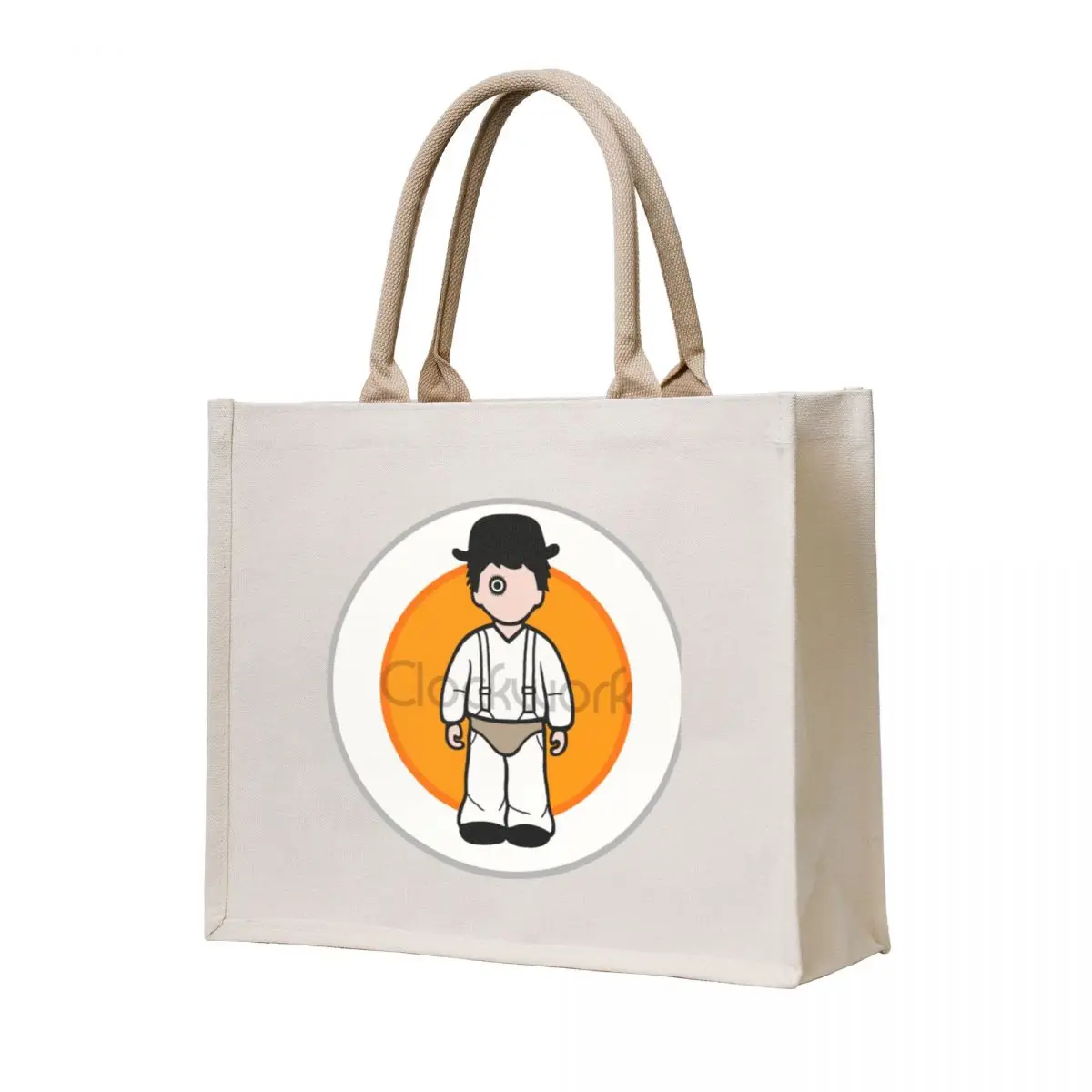 

Clockwork Tote Shopper Canvas eco folding bags luxury women Canvas Tote Big bag women Gift bags Tote Bag