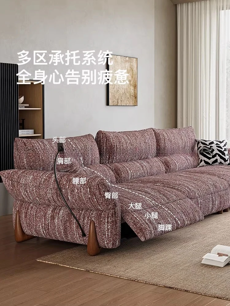 Functional sofa, electric fabric, large and small apartments, living room modern sofas