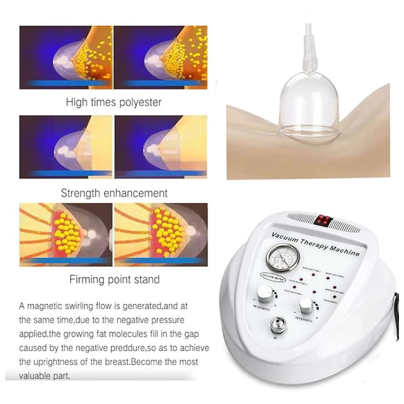 The vacuum breast augmentation massager is used for breast enlargement breast pump enlargement body shaping massage equipment