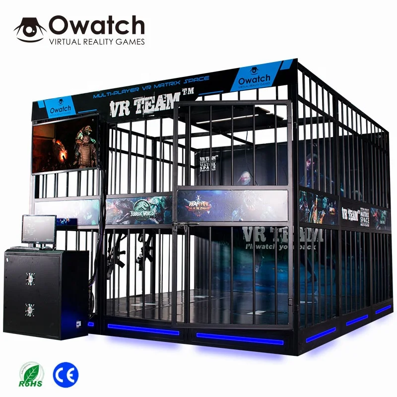 VR CS Arcade Games Indoor Game Machine 9d Virtual Reality Shooting Simulator Panyu VR Franchises