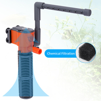 3W/5W 3-in-1 Mini Filter Aquarium Fish Sponge Filter Oxygen Supply Quiet Air Pump Filter for All Small Fish Tank