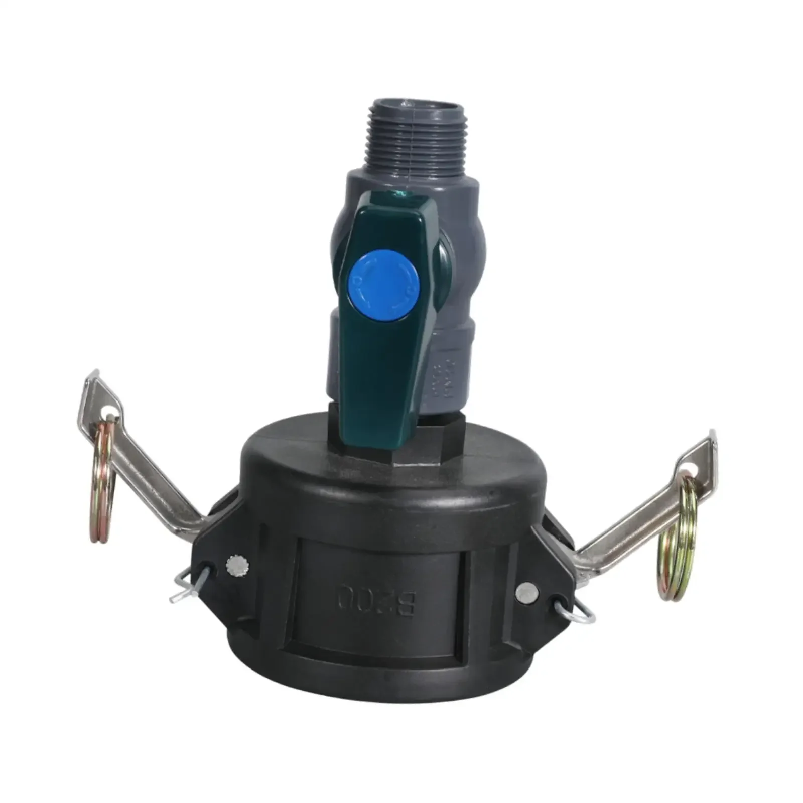 2 inch Camlock to 3/4 inch Male Thread IBC Tote Tank Adapter Easy to Install Accessories Sturdy IBC Tote to Garden Hose Adapter