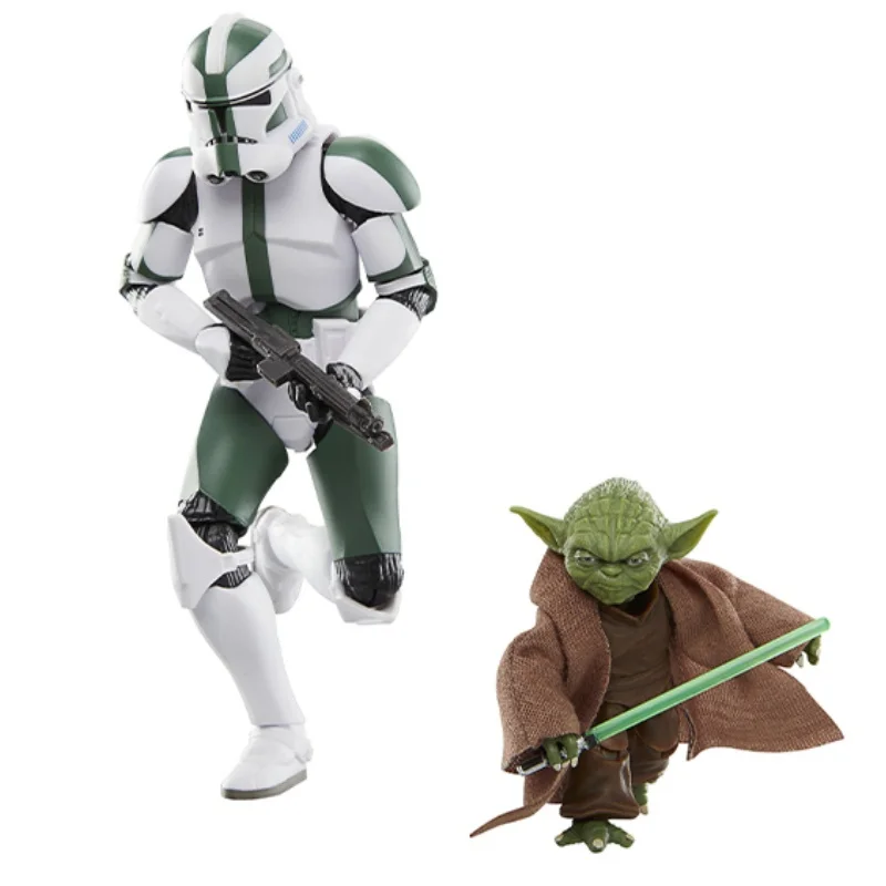 STAR WARS The Black Series Clones of The Republic Yoda & Clone Commander Gree 2-Pack 6 Inch Action Figure Toy -IN STOCK