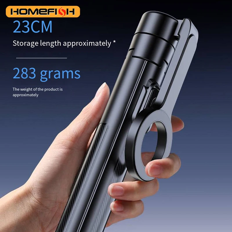T18 Magnetic Phone Tripod Wireless Phone Grip Selfie Stick Desktop Tripod