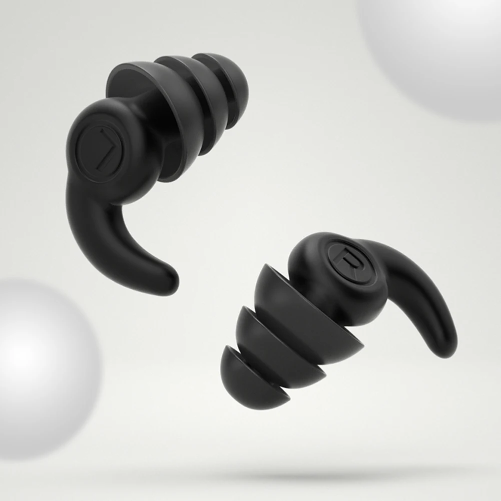 

1 Pair Silicone Swimming Ear Plugs Waterproof Sleep Noise Ear Plug Canceling Noise Reduction Soundproof Sports Swimming Supplies