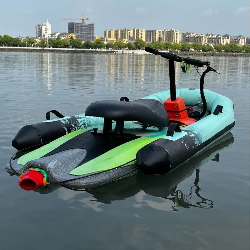 Electric surfboard speedboat, water sports high-speed dual-purpose power skateboard inflatable board
