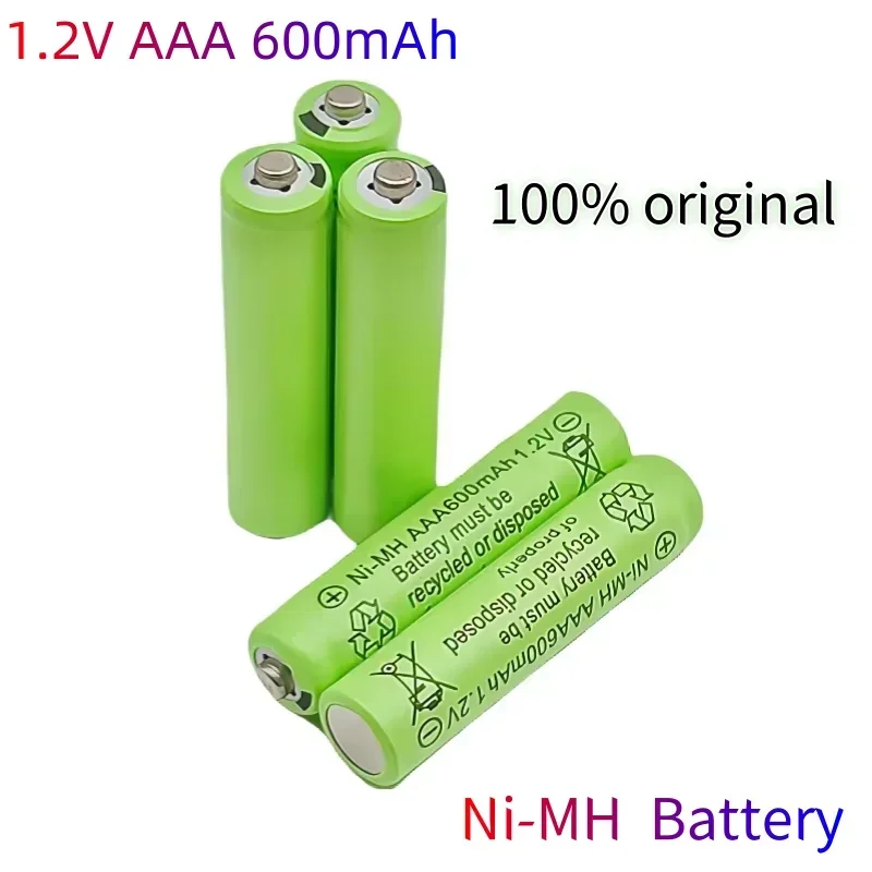 100% Original 1.2V AA1200mAh+1.2V AAA600mAh high-quality Ni-MH rechargeable lpega battery suitable for clocks mice toys etc