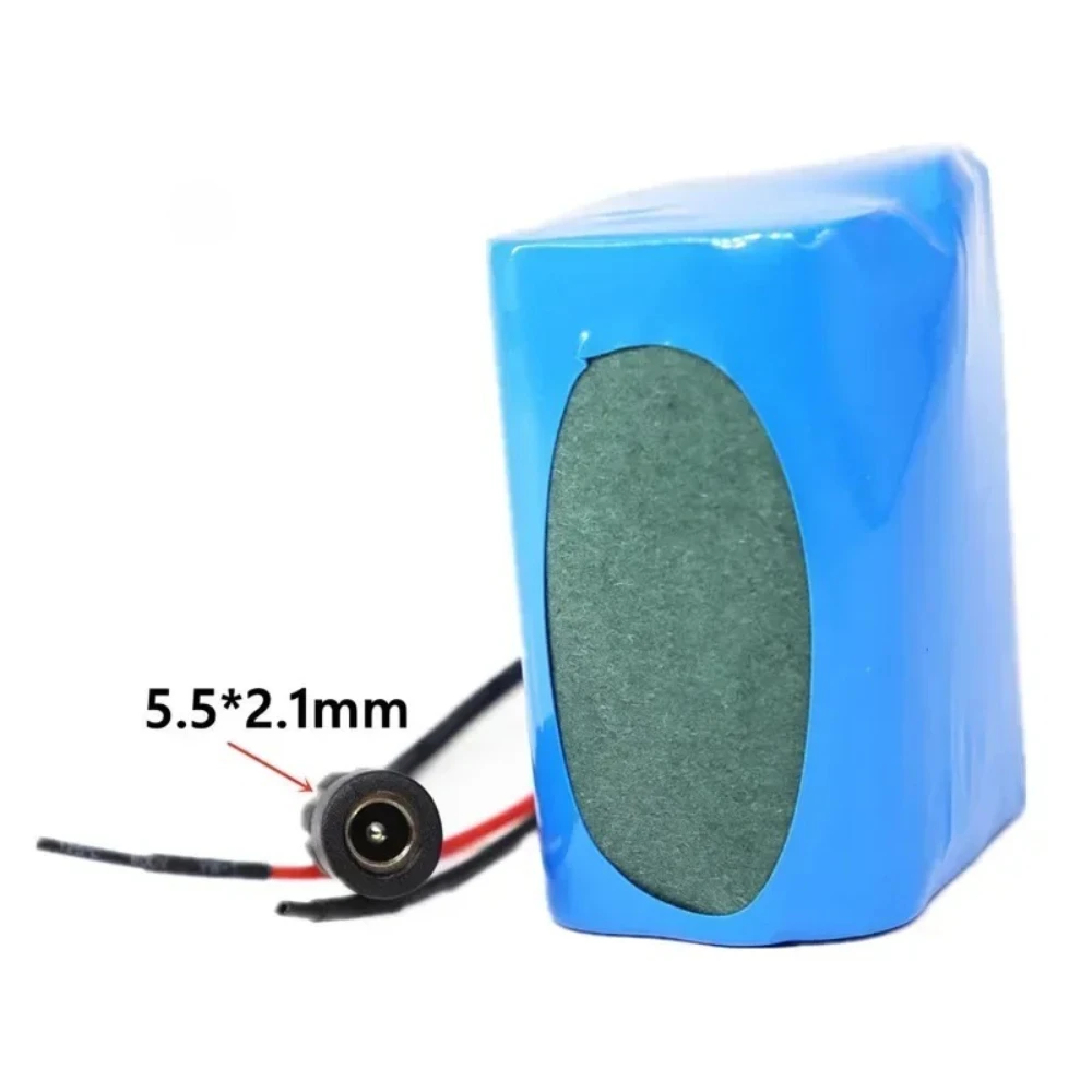 

6000mAh 3S2P 18650 Lithium-ion Battery 12V Portable Rechargeable for Outdoor LED Lamp USB Fan Bluetooth Speaker.