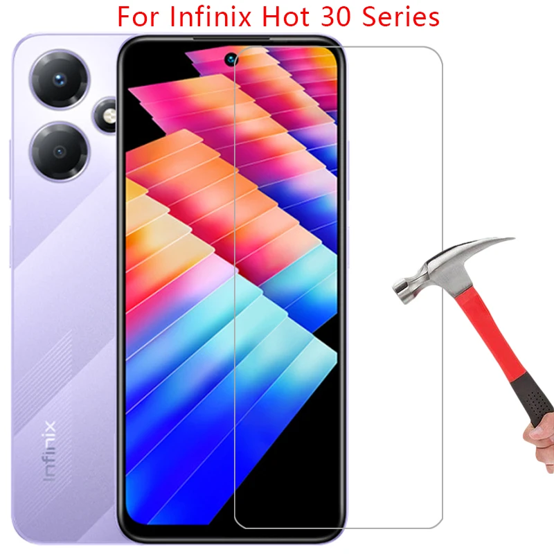 tempered glass for infinix hot 30 4g 5g play nfc 30i case cover on infinity hot30 i hot30i 30play phone coque 360 ifinix infinx