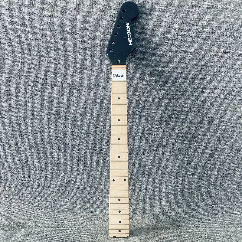 HN406 Black Color ST Guitar Neck Custom Order for Strato Electric Guitar Replace Maple Fingerboard 21 Frets for DIY