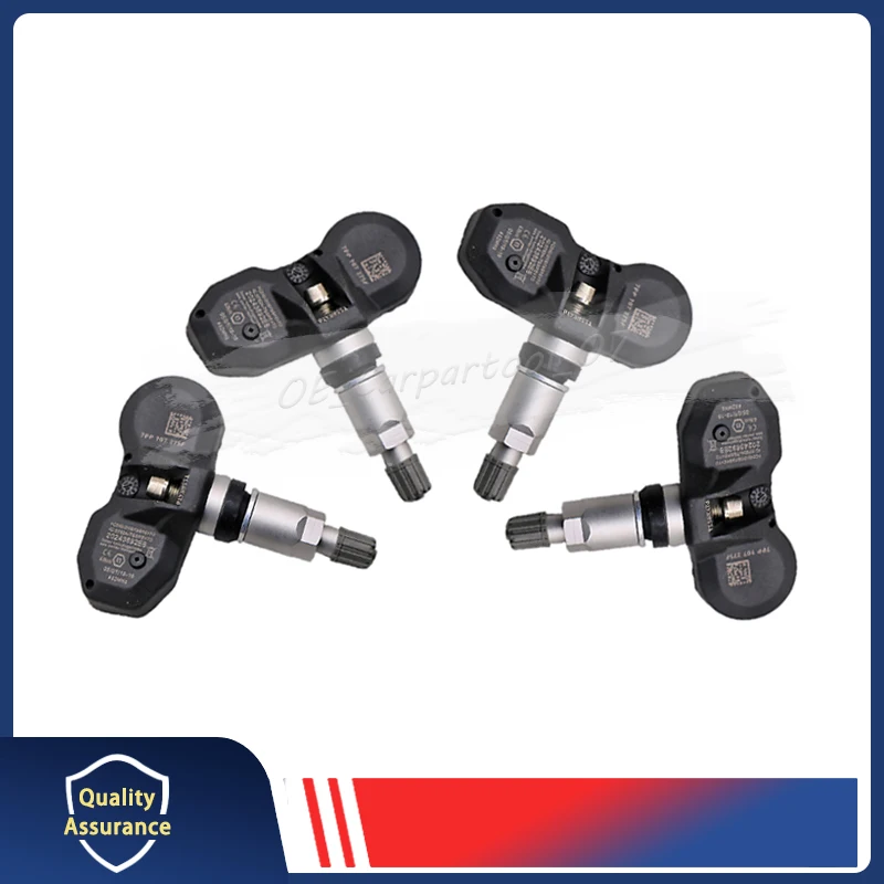 7PP907275F 7PP907275B 4Pcs Car Tire Pressure Sensor TPMS 433MHZ For Volkswagen Touareg Audi A4 A6 A8 Q7 R8 Porsche Panamera 911