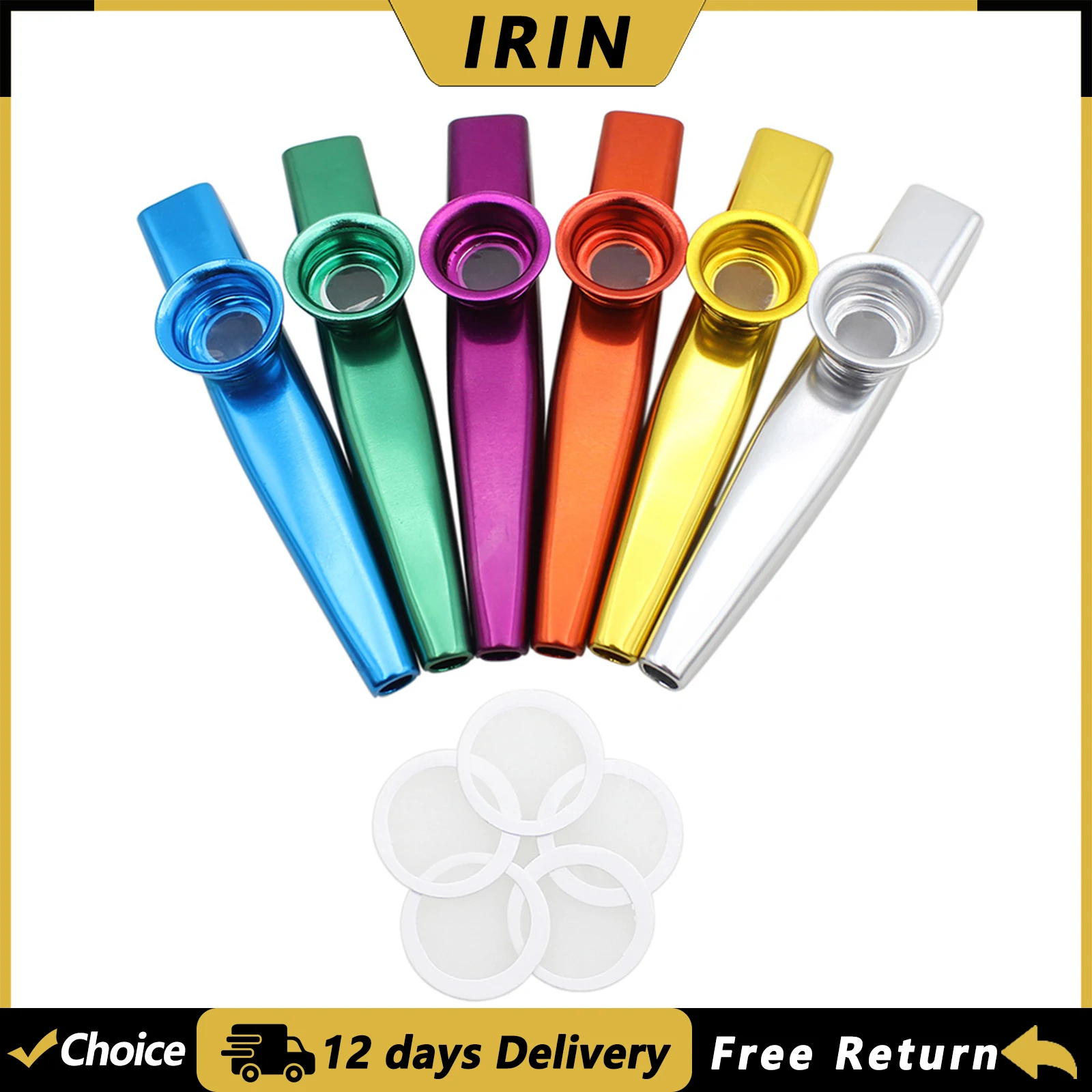 Irin Metal Kazoos W…