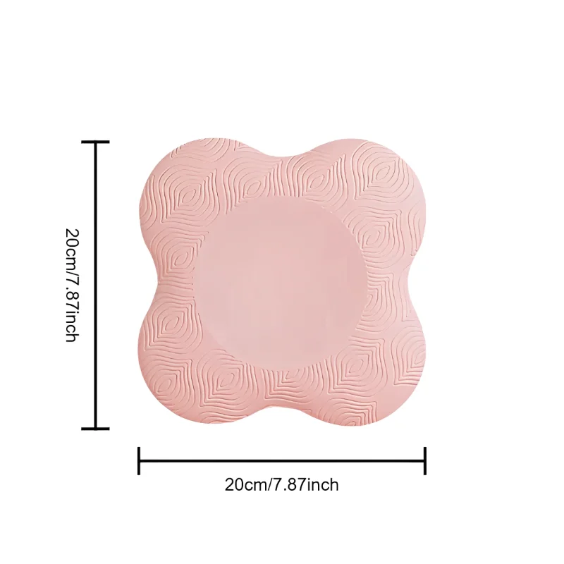 Tpe Thickened Anti Slip Yoga Kneeling Protective Pad Knee Soft Flat Support Slow Rebound Non-Slip Sports Fitness Mat Solid Elbow