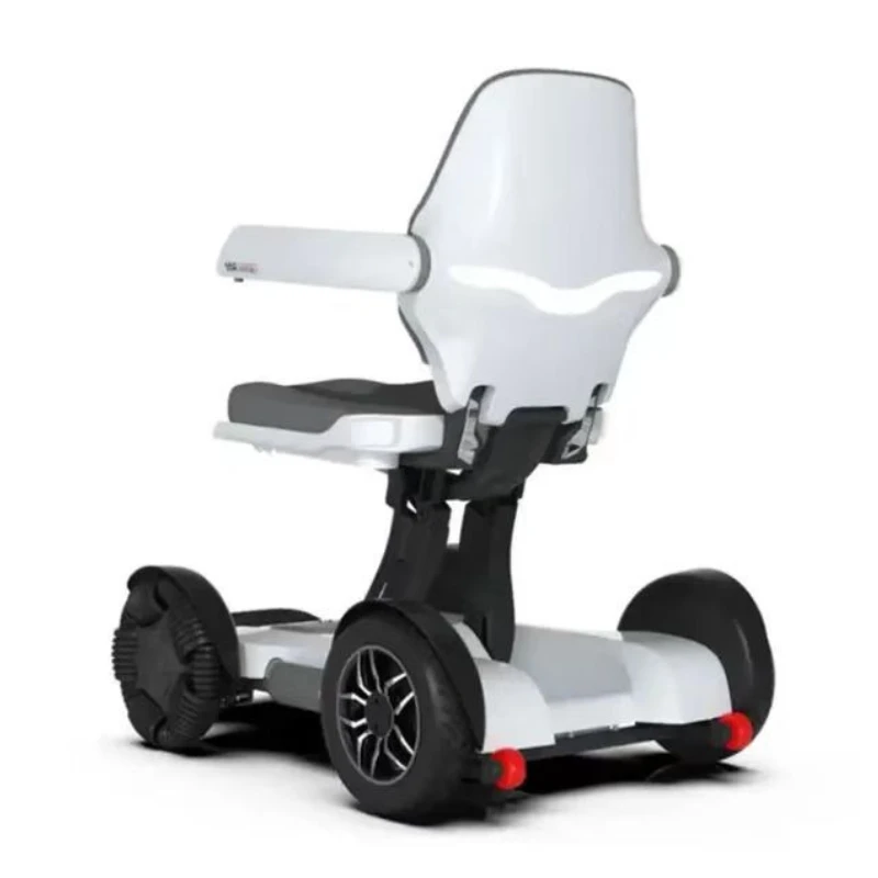 Remote control automatic folding electric wheelchair four-wheel scooter electric vehicle